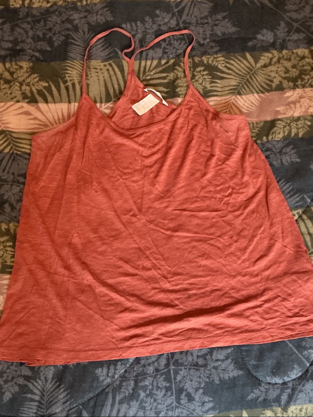 H&M Dusty Rust Racerback Camisole